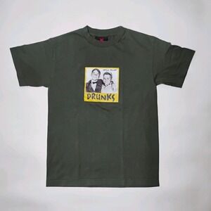 Serial Killer Men's Green Tshirt Size S Drunks 1990's VTG Y2K Streetwear Punk